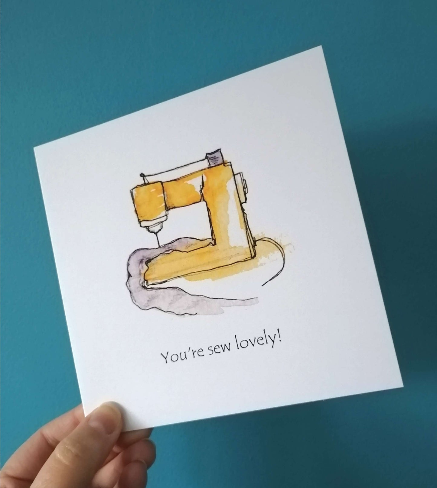 Sewing Machine Card or Print image 2