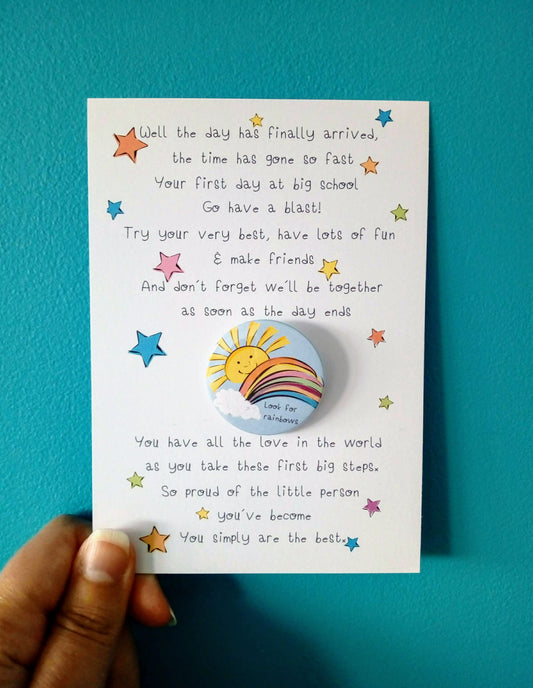 First Day at School Badge Set image 0