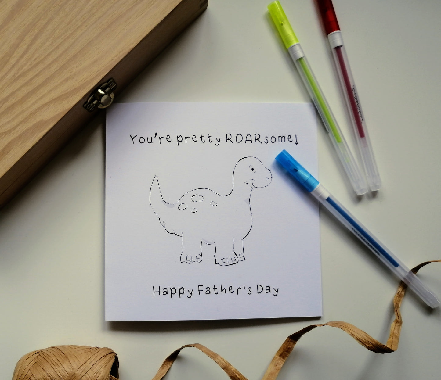 Colour Your Own Father's Day Card image 1