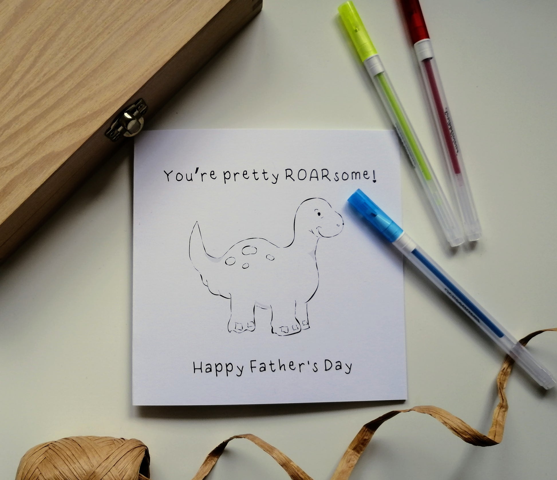 Colour Your Own Father's Day Card image 1
